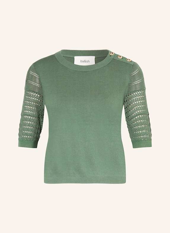 ba&sh Strickshirt SHIRLEY GRÜN