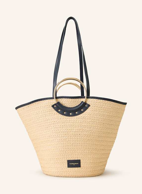 CLAUDIE PIERLOT Torba plażowa BEŻOWY/ CZARNY