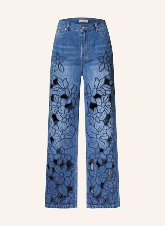 SANDRO Straight Jeans mit Cut-outs 4785 BLUE JEAN