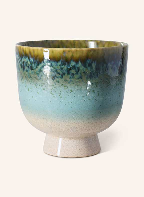 hkliving pot de fleurs BLEU CLAIR/ VERT CLAIR/ CRÈME
