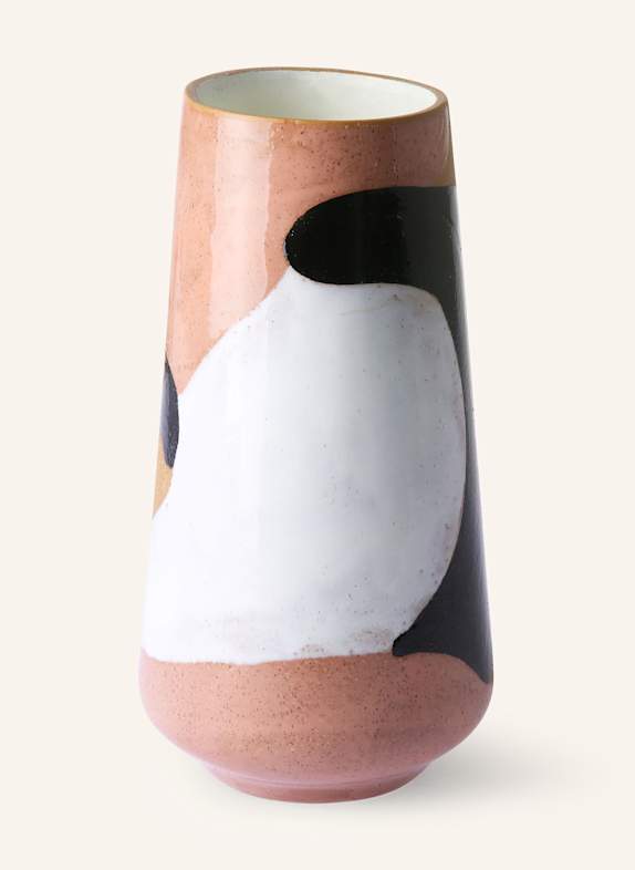 hkliving Vase BRAUN/ SCHWARZ/ ROSA