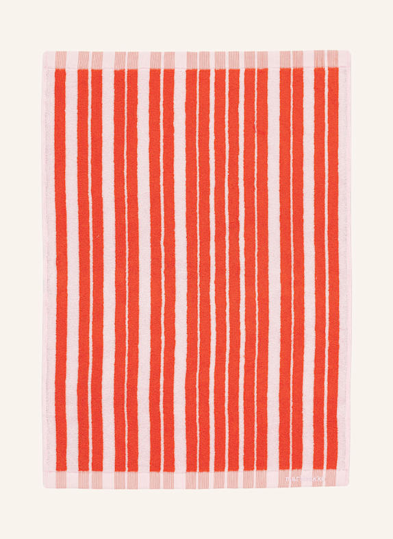 marimekko Handtuch RAIDE ORANGE/ WEISS