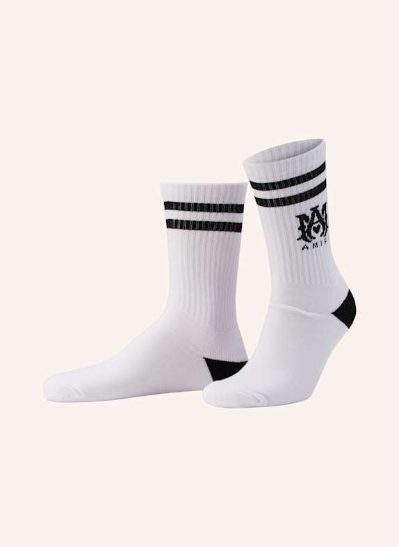 AMIRI Socks WHITE/ BLACK