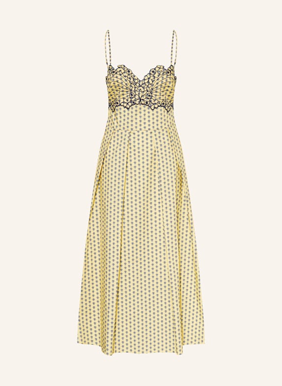 CLAUDIE PIERLOT Kleid HELLGELB/ HELLBLAU