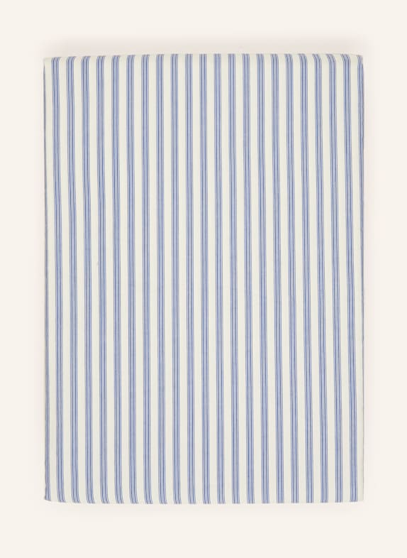 TEKLA Bettbezug BLAU / WEISS