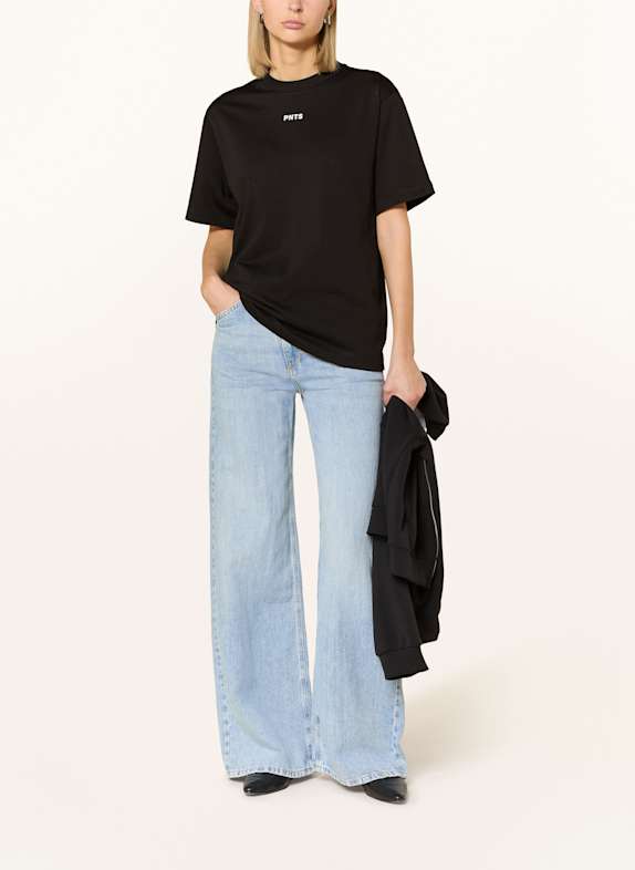 PNTS Wide Leg Jeans THE RAVER 29 BLEACHED INDIGO