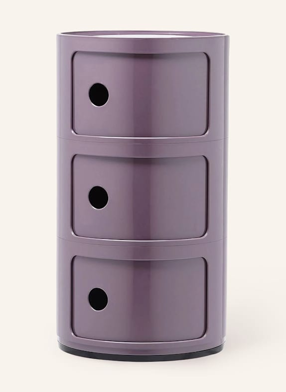 Kartell Beistelltisch COMPONIBILI HELLLILA