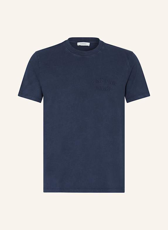 SANDRO T-Shirt DUNKELBLAU
