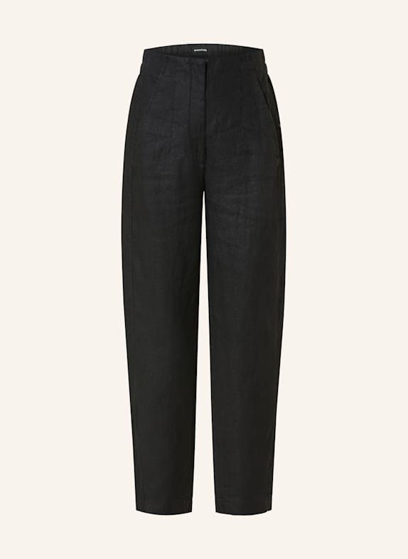 WHISTLES Leinenhose SCHWARZ