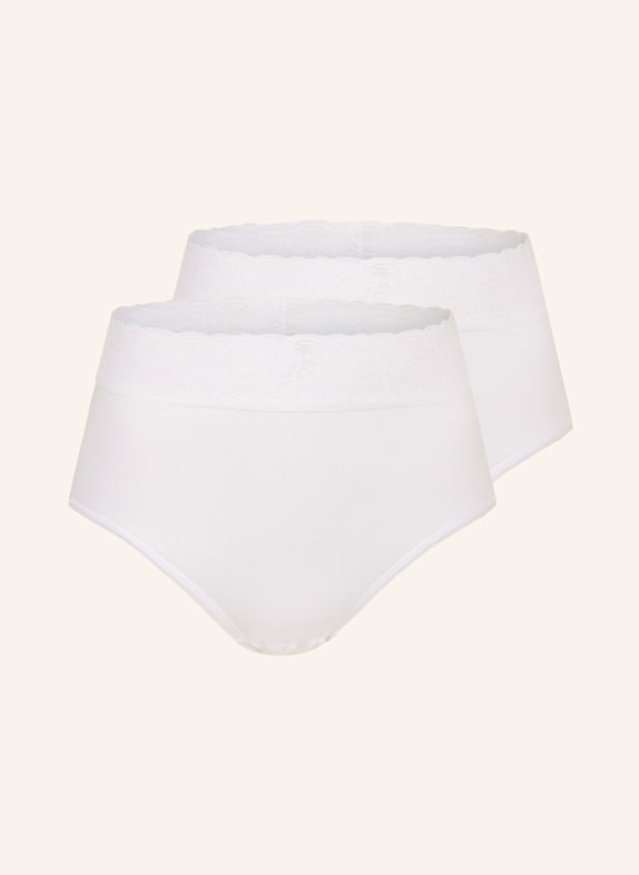 CALIDA 2er-Pack Taillenslips ICONICS WEISS