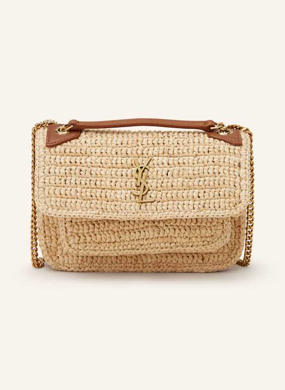 SAINT LAURENT Handtasche HELLBRAUN