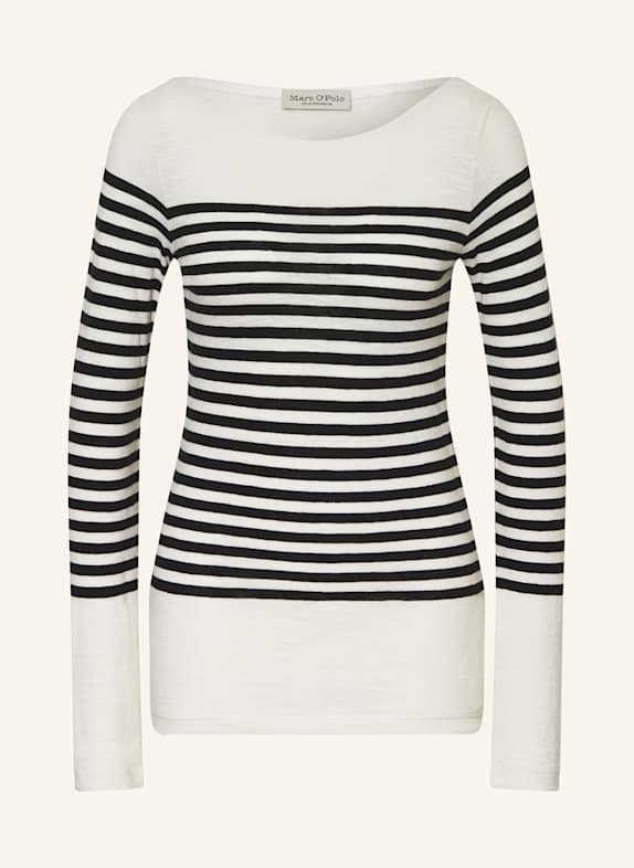 Marc O'Polo Longsleeve ECRU/ SCHWARZ