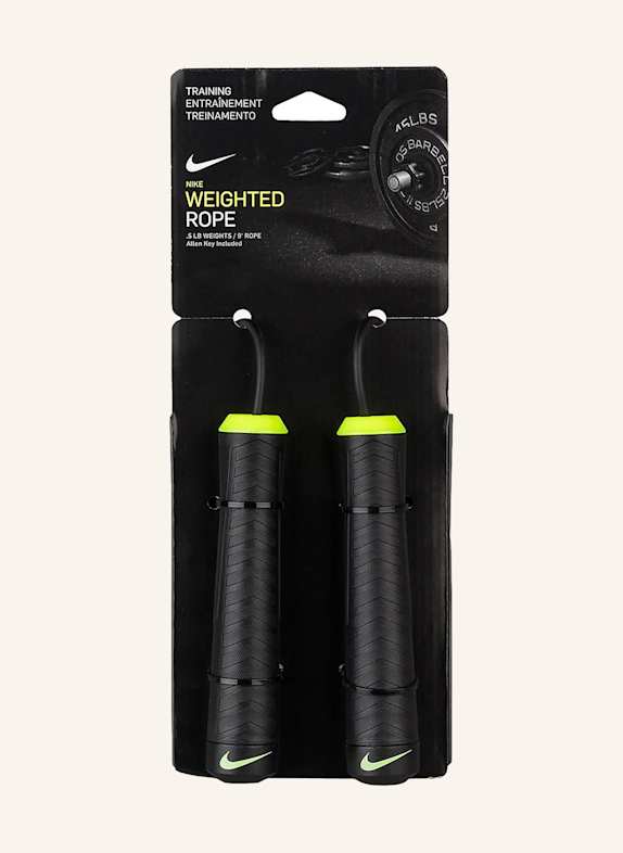 Nike Springseil WEIGHTED ROPE SCHWARZ