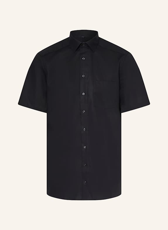 OLYMP Kurzarm-Hemd Luxor modern fit SCHWARZ