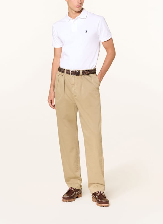 POLO RALPH LAUREN Piqué poloshirt Custom Slim Fit WIT