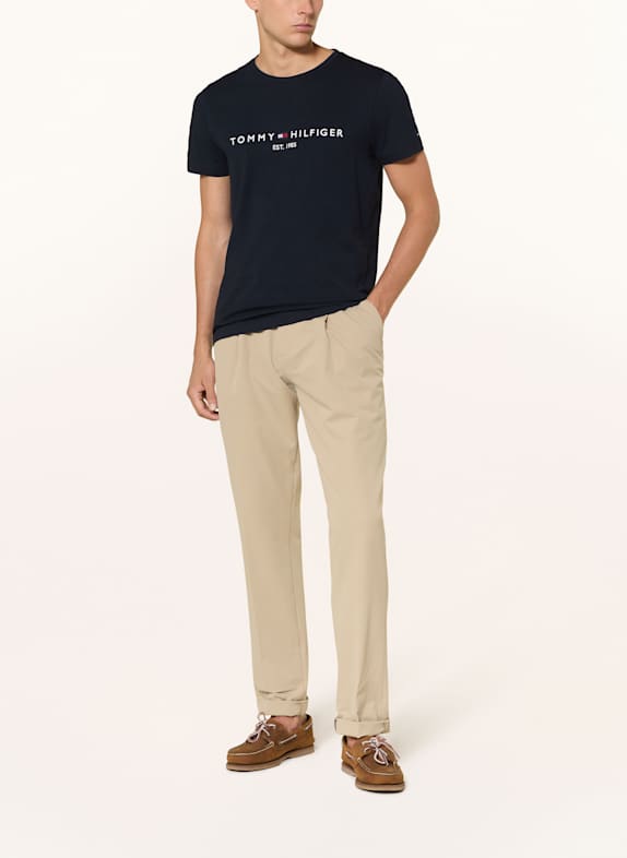 TOMMY HILFIGER T-shirt DONKERBLAUW