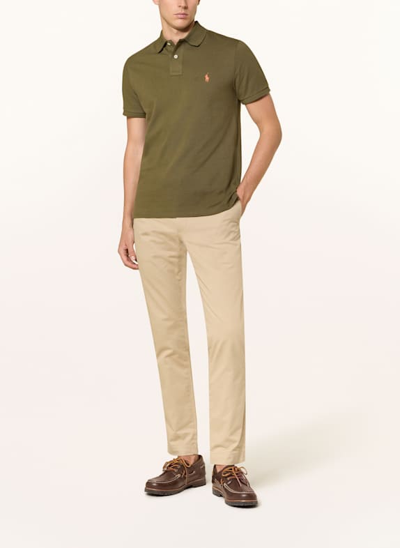 POLO RALPH LAUREN Piqué-Poloshirt Custom Slim Fit KHAKI