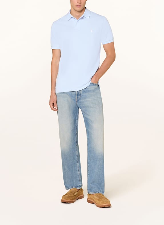 POLO RALPH LAUREN Piqué poloshirt Custom Slim Fit IJSBLAUW