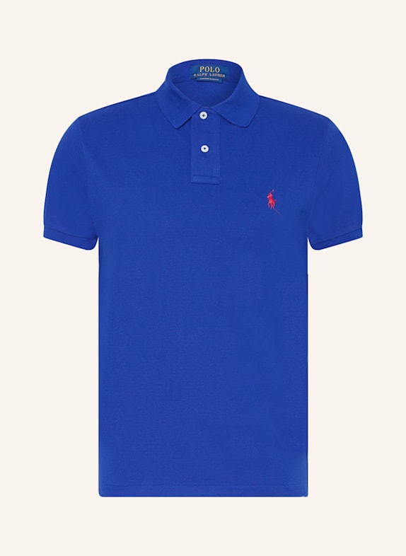 POLO RALPH LAUREN Piqué polo shirt custom slim fit  BLUE