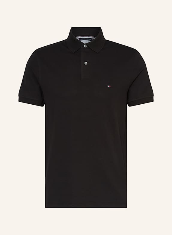 TOMMY HILFIGER Piqué-Poloshirt Regular Fit SCHWARZ