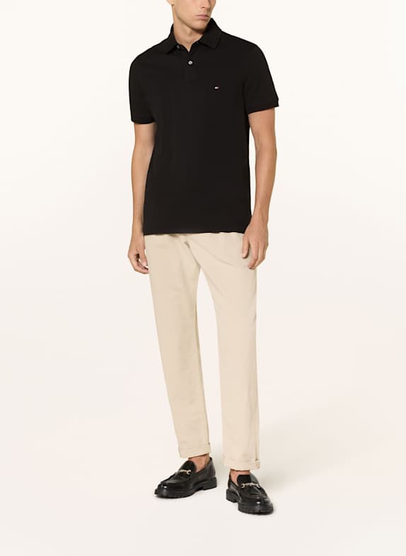 TOMMY HILFIGER Piqué poloshirt Regular Fit ZWART