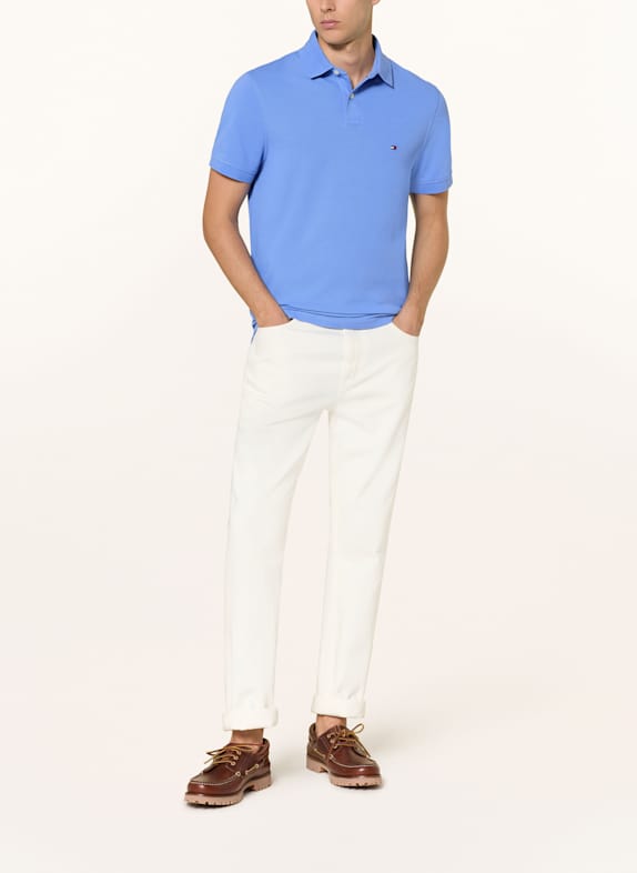 TOMMY HILFIGER Piqué-Poloshirt Regular Fit BLAU