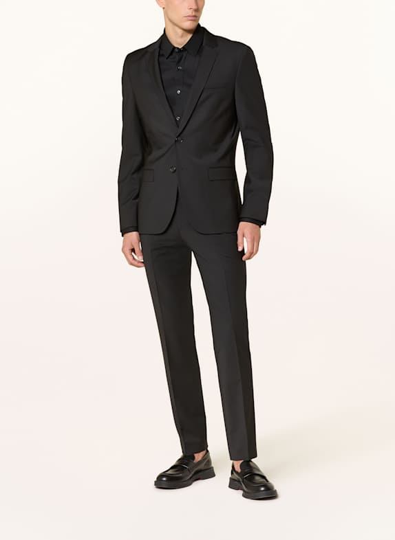 HUGO Anzughose HESTEN Extra Slim Fit 001 BLACK