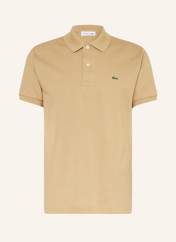 LACOSTE Piqué-Poloshirt Classic Fit HELLBRAUN