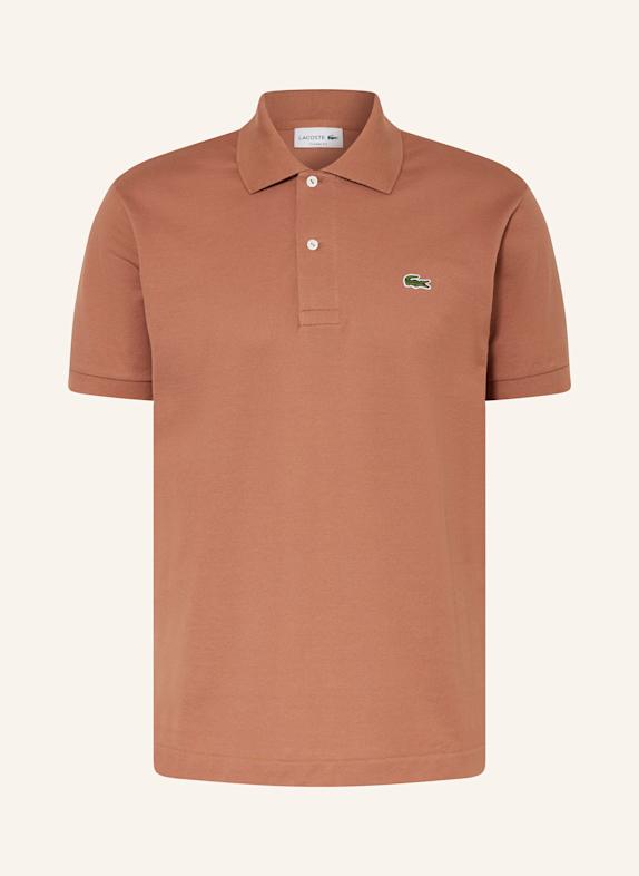 LACOSTE Piqué-Poloshirt Classic Fit BRAUN
