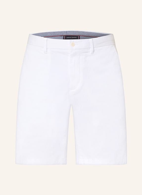 TOMMY HILFIGER Szorty chinosy HARLEM relaxed tapered fit BIAŁY