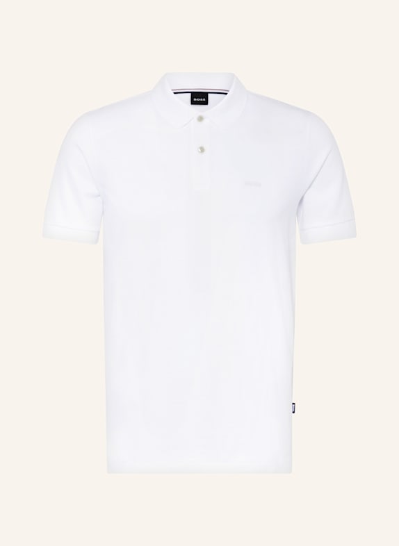 BOSS Piqué-Poloshirt PALLAS Regular Fit WEISS
