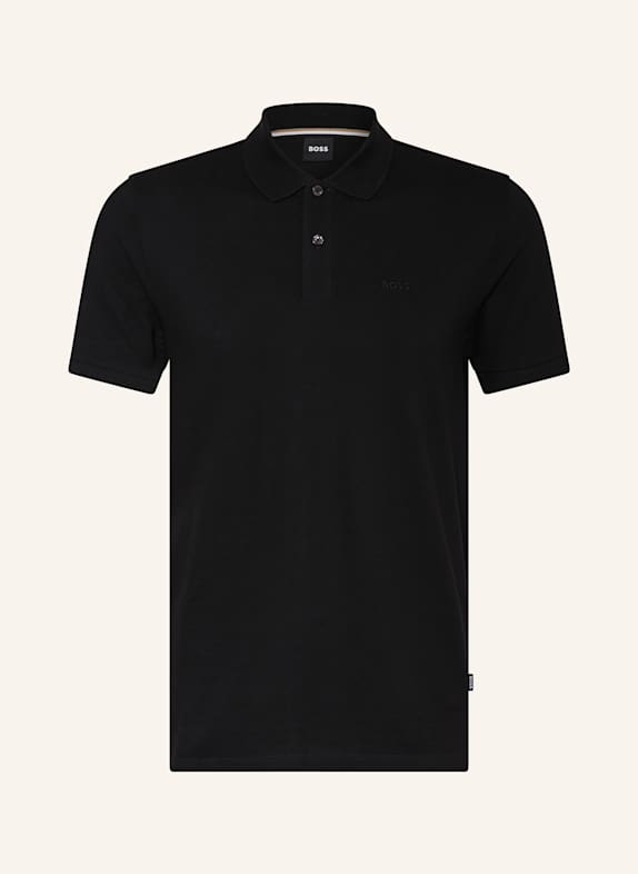 BOSS Koszulka polo z piki PALLAS regular fit CZARNY