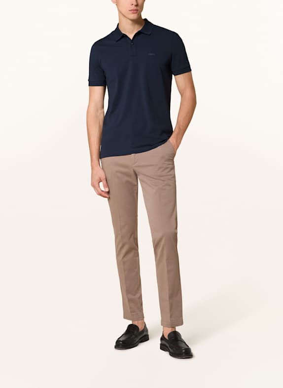 BOSS Piqué-Poloshirt PALLAS Regular Fit DUNKELBLAU