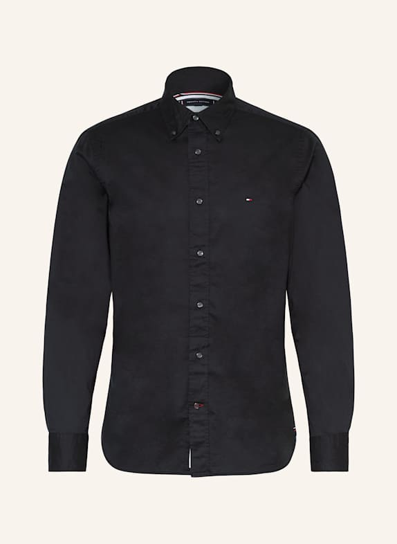 TOMMY HILFIGER Hemd Regular Fit SCHWARZ