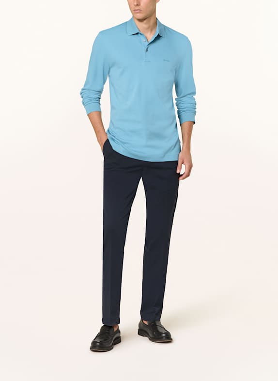 BOSS Jersey-Poloshirt PADO HELLBLAU