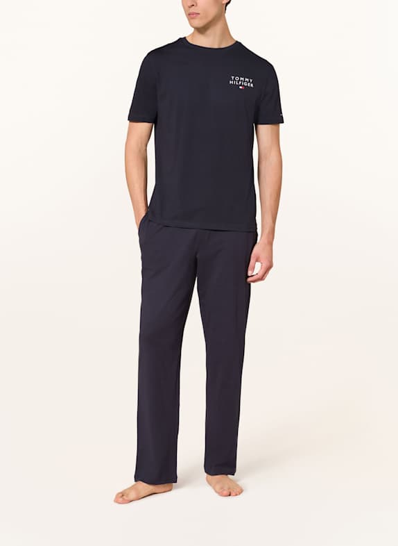 TOMMY HILFIGER sovtröja MÖRKBLÅ