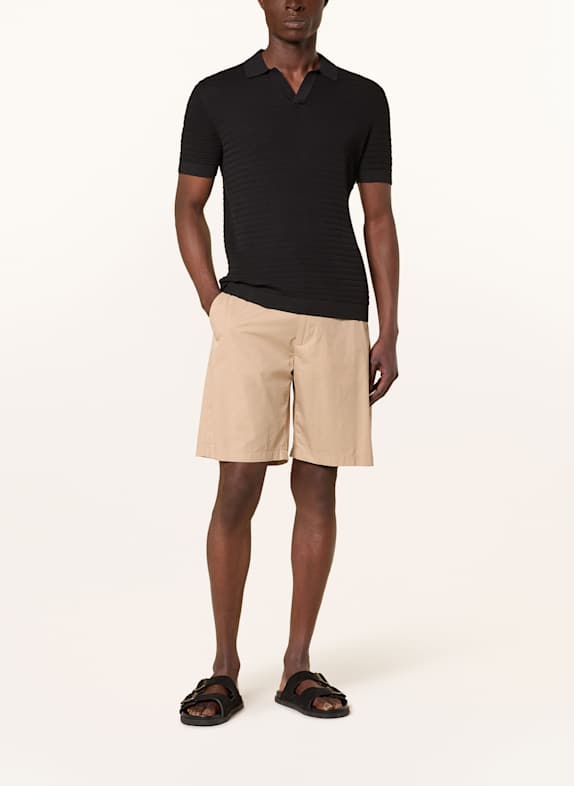 DRYKORN Strick-Poloshirt BRAIAN SCHWARZ