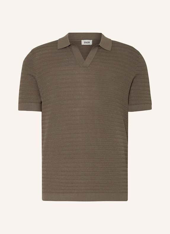 DRYKORN Strick-Poloshirt BRAIAN KHAKI