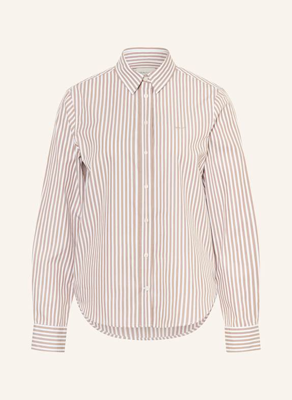 GANT Hemdbluse WEISS/ BEIGE