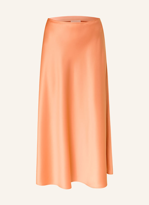 Juvia Satin skirt FLEUR LIGHT ORANGE