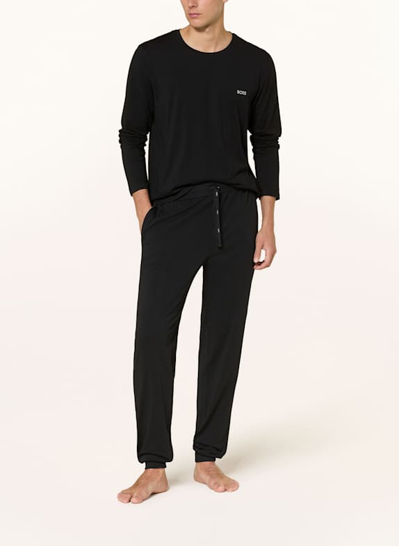 BOSS Pyjamasbyxor MIX & MATCH SVART