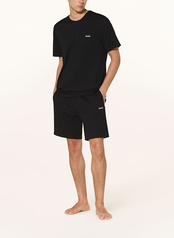BOSS Sovshorts MIX & MATCH SVART