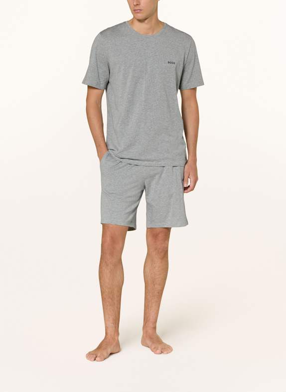 BOSS Sovshorts MIX & MATCH GRÅ