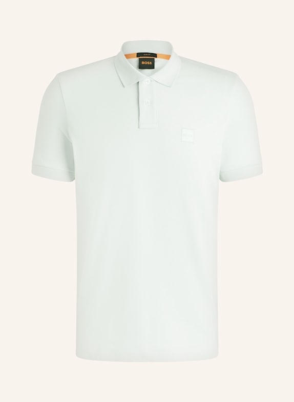 BOSS Piqué-Poloshirt PASSENGER Slim Fit HELLBLAU