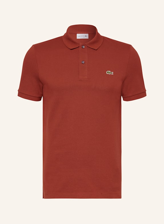 LACOSTE Piqué-Poloshirt Slim Fit ROT