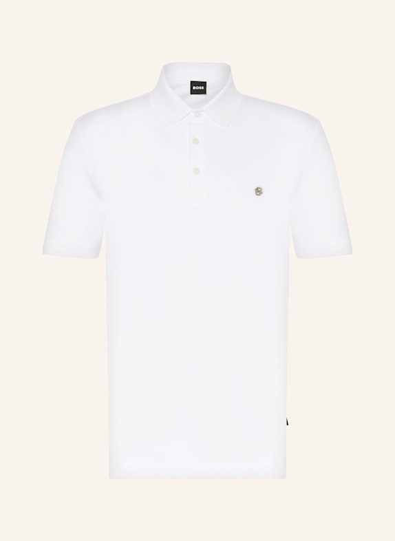 BOSS Jersey polo shirt PARRIS WHITE