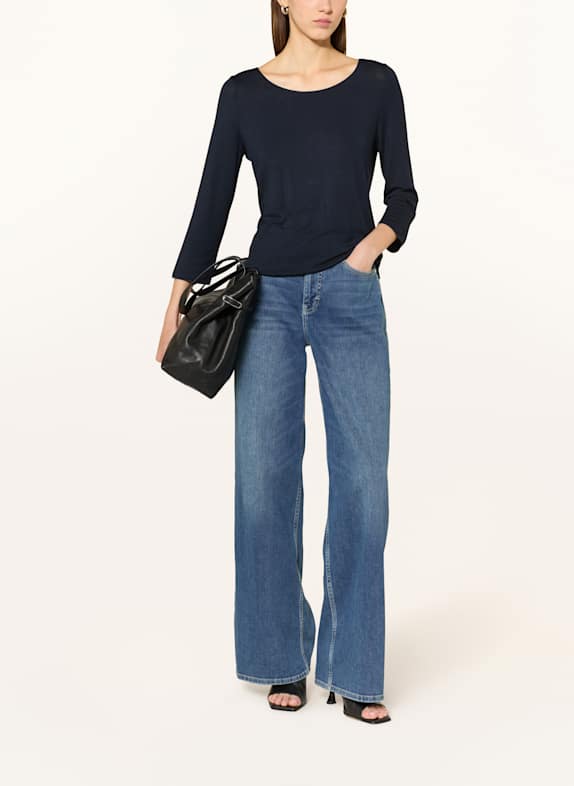 someday KIROSA sweater with 3/4 sleeves DARK BLUE