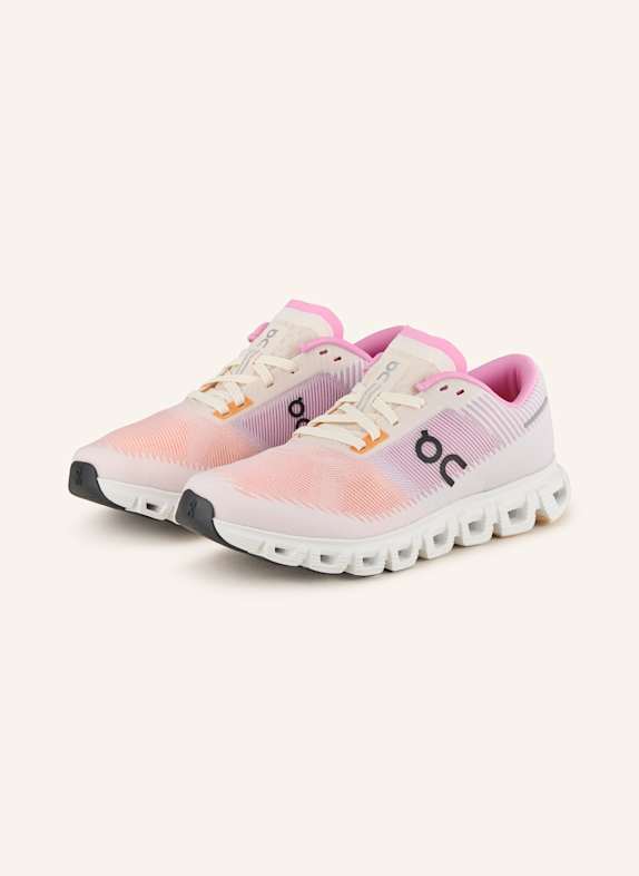 On CLOUD 6 PUSH sneaker PINK/ LIGHT ORANGE/ WHITE