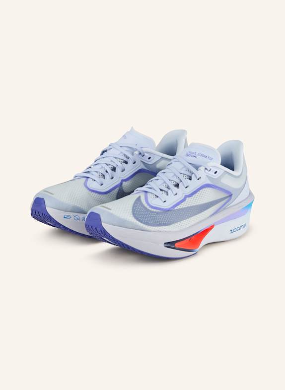 Nike ZOOM FLY 6 running shoes LIGHT GRAY/ BLUE GRAY