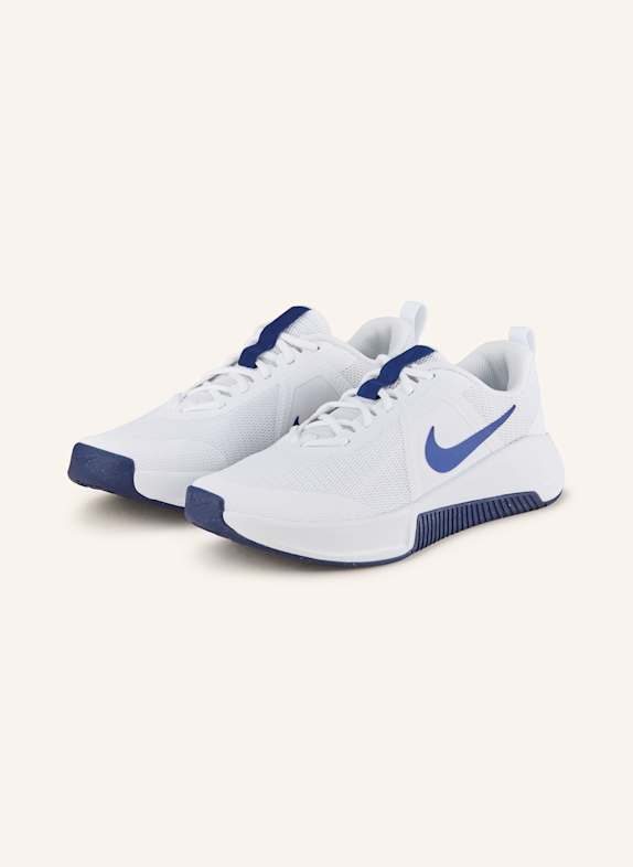 Nike MC TRAINER 3 fitness shoes WHITE/ DARK BLUE